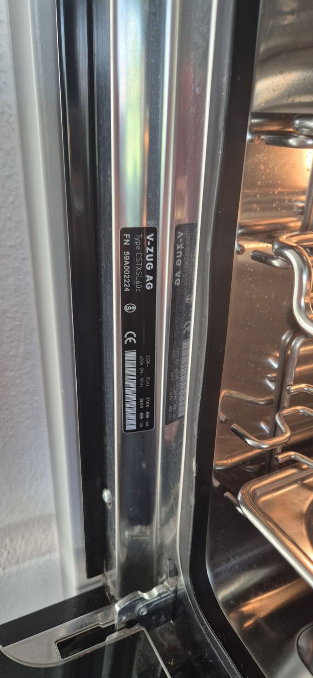 V-Zug Elettrodomestici da cucina: V-Zug Combi Steamer XSL – Usato da Steffisburg venduto da Nydegger1 9