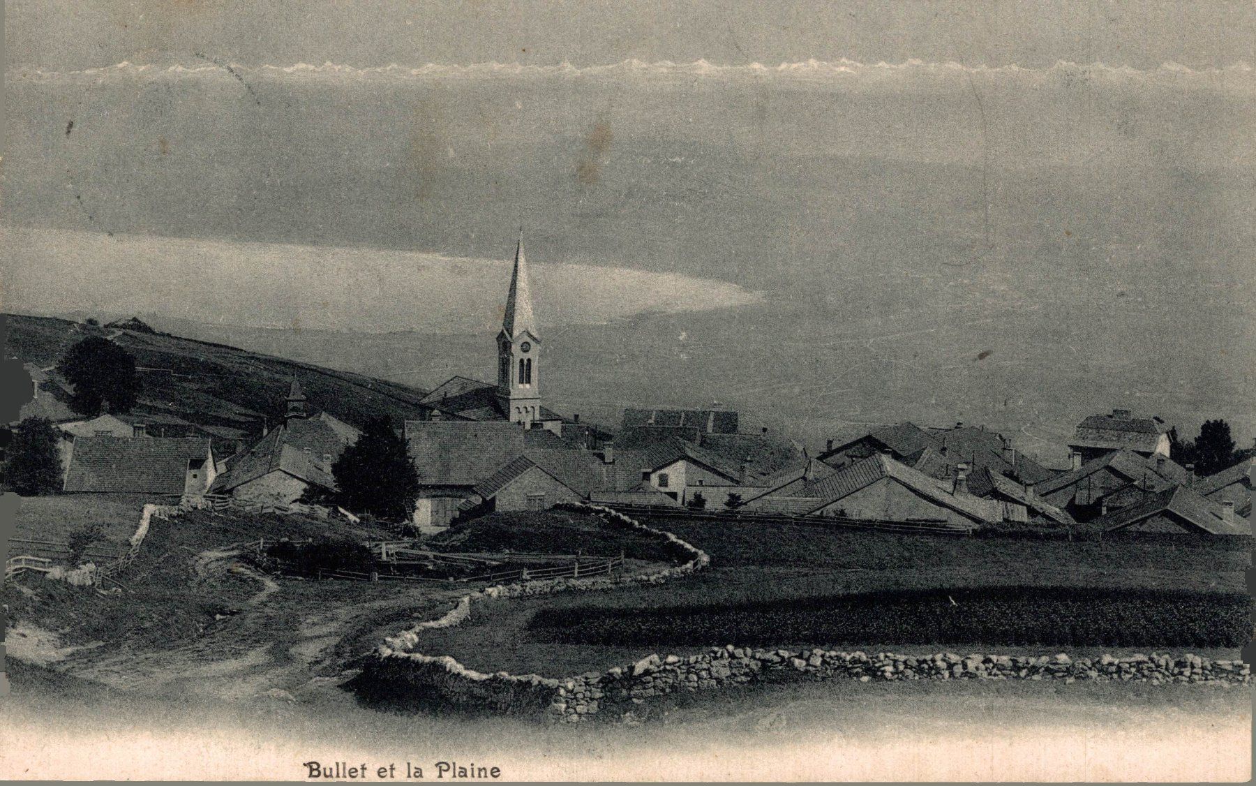 Cartes postales: Bullet et et la Plaine – D'occasion à Bronschhofen par Astore