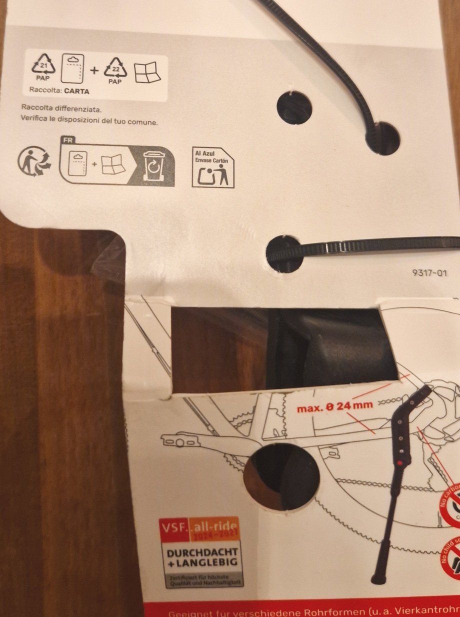 Cavalletti per biciclette: Fahrradständer Universal – Nuovo e nell'imballaggio originale da Stans venduto da Stockema 3