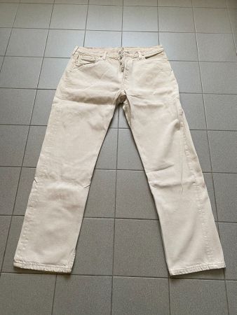 Levis 501 Jeanshose / W38 x L32 / Beige / Guter Zustand!