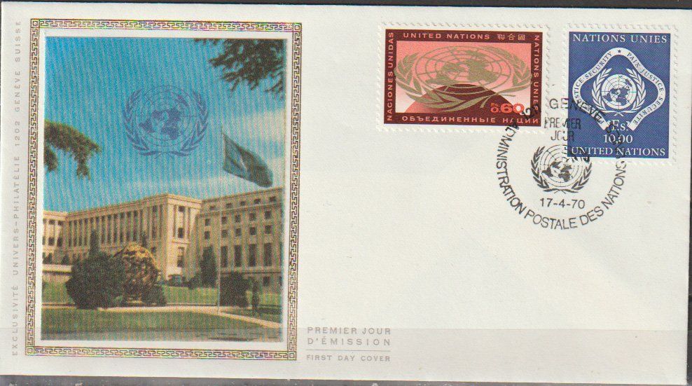Tous les timbres: Timbres Nations Unies – D'occasion à Crans-Montana par kira56 2