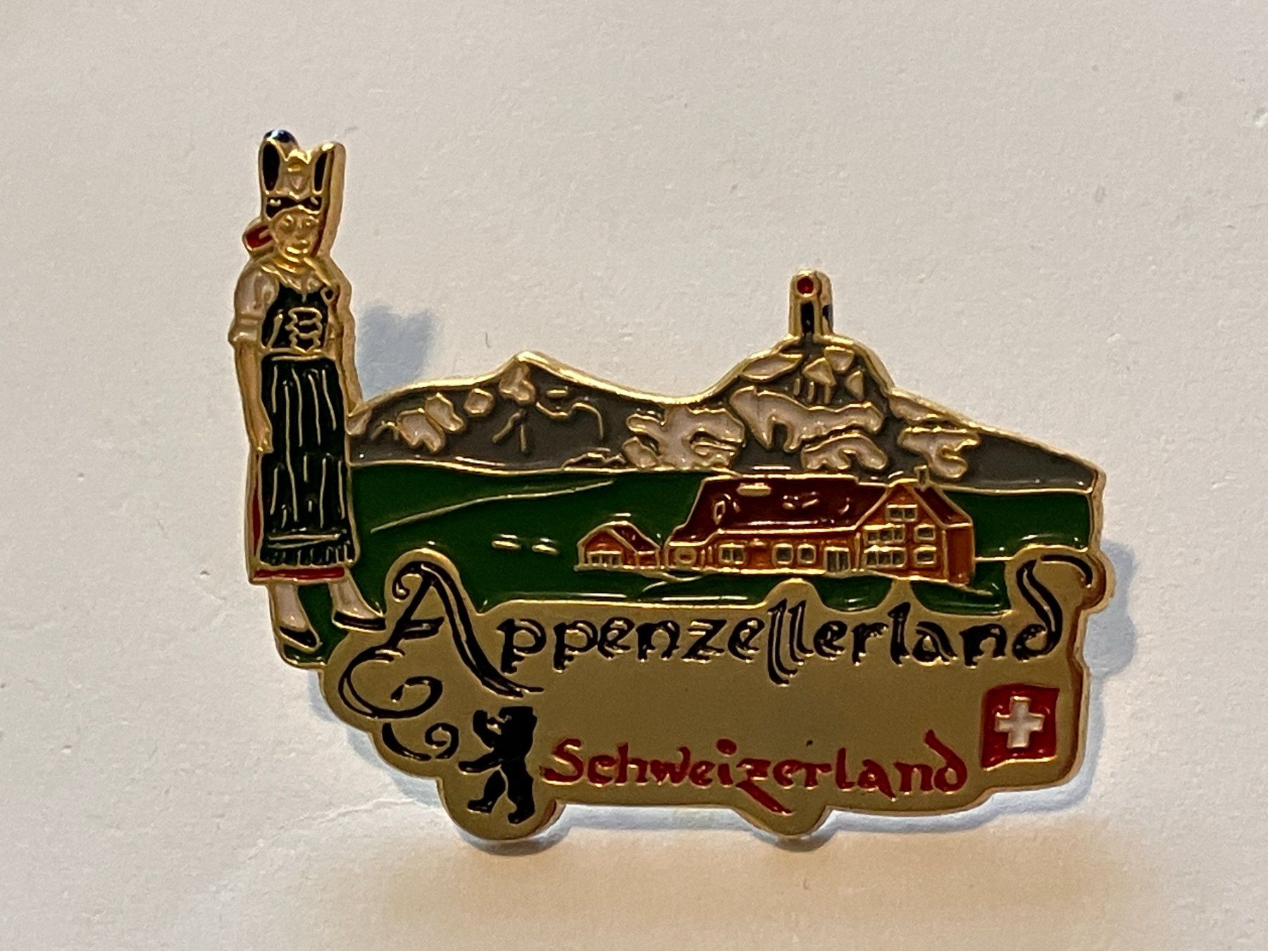 Placchette & Badge: 1 Pin Appenzellerland Schweizerland – Usato da Basel venduto da djwwpp