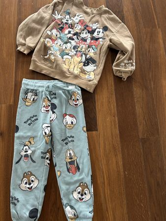 H&M Disney Set Gr. 122/128 Pulli und Hose Mickey Maus