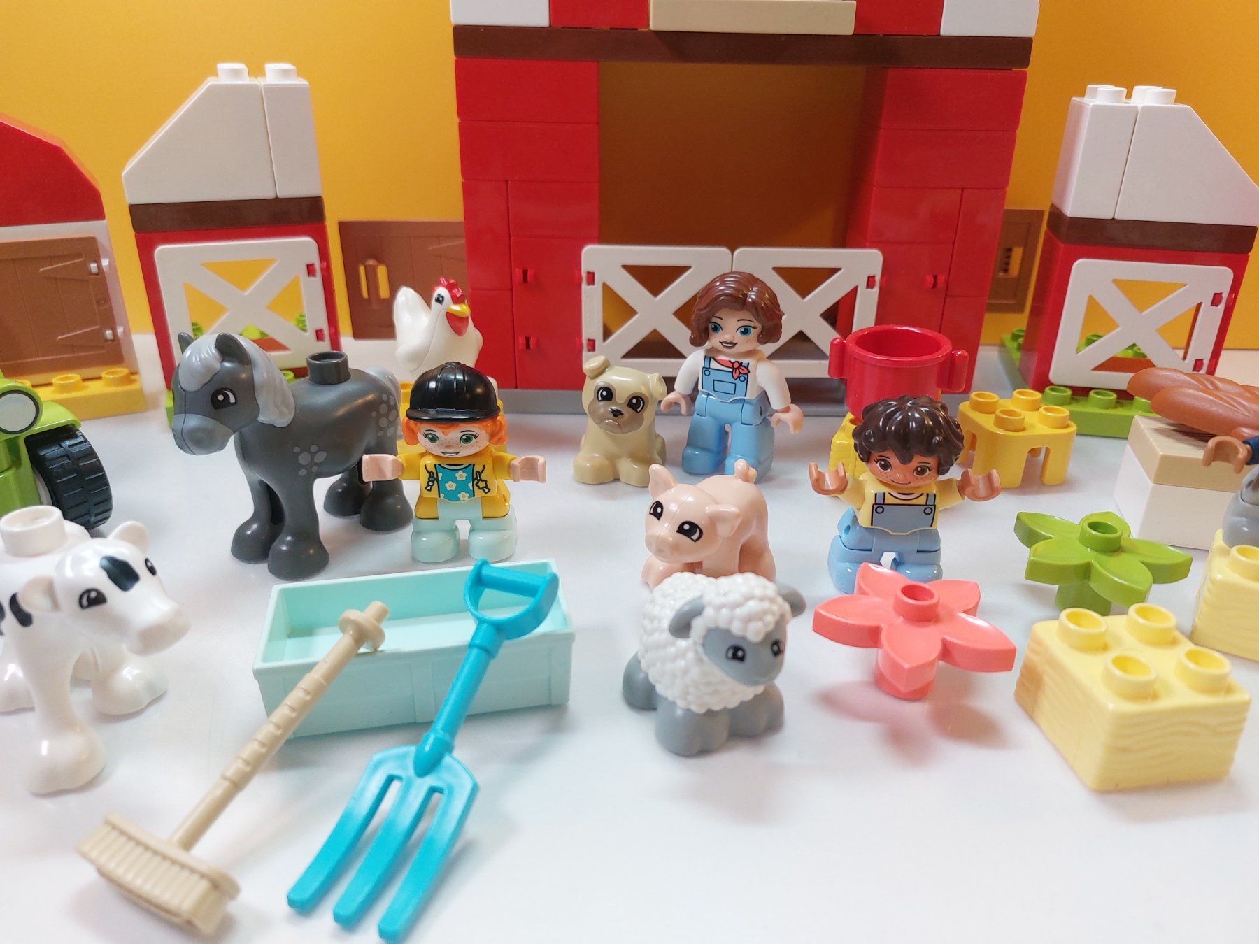Lego Kit di costruzioni: LEGO DUPLO 10952 Bauernhof - Scheune, Traktor... Komplett – Usato da St.Gallen venduto da TinasBauundSpiel 4