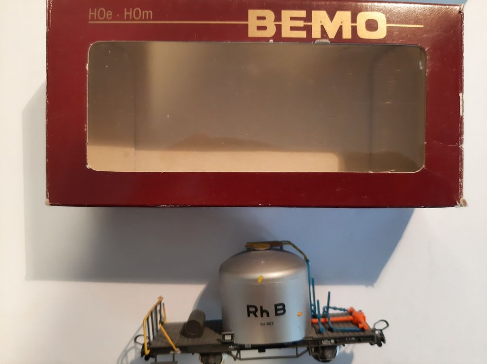 Bemo Modelleisenbahnen: Bemo H0m 2259 122 RhB Uce 8022 Zementsilowagen – Gebraucht aus Thun von Schwarzsee48