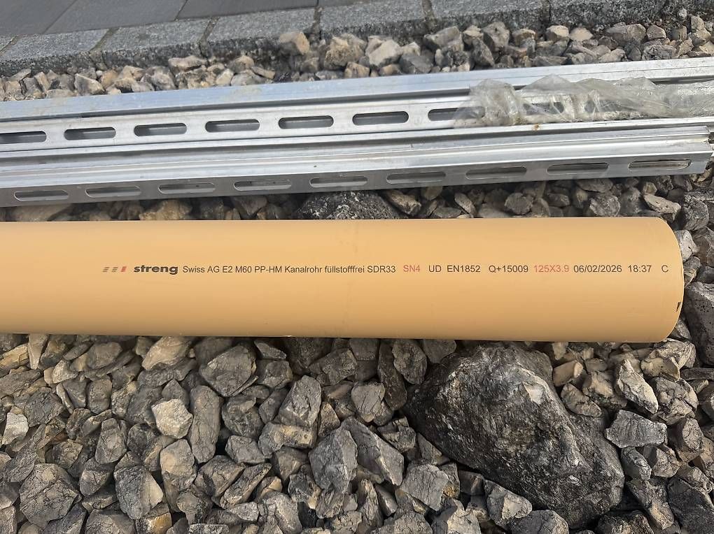 Profilati: PP Rohr 125 4,5m neu – Usato da Eglisau venduto da remodu 1