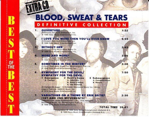 CD: set 2CD's - Blood, Sweat & Tears - inc. "Spinning Wheel" – Usato da Unterbäch venduto da fiqsa 2