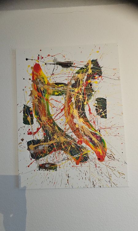 Tableau moderne unique, œuvre d'art originale sur toile (Neuf (Voir ...