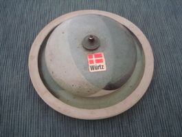 Oellampe mit Untersatz - Dänische Studiokeramik - Aage Würtz