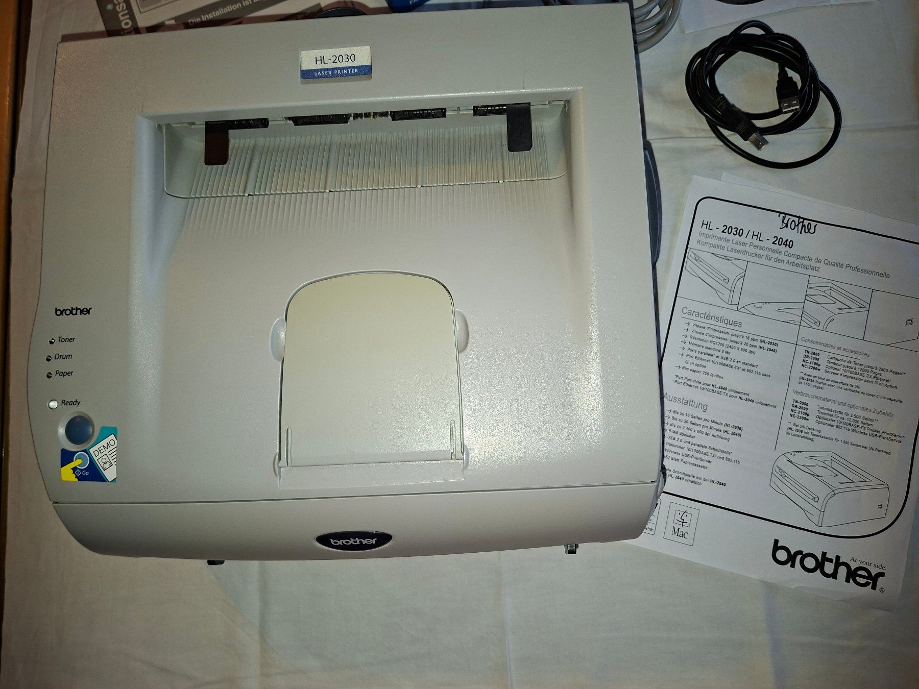 Brother Drucker: Brother Laserdrucker HL-2030 – Gebraucht aus Emmen von a843059 1