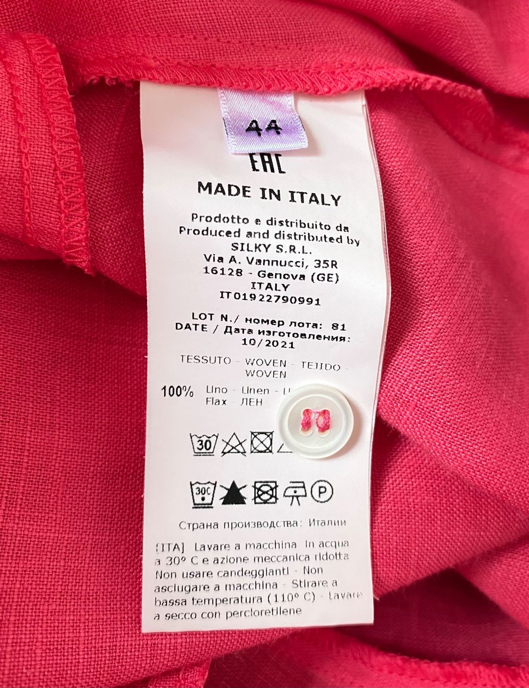 Rosso35 Vestiti: Rosso 35 Leinenkleid Grösse 44(IT) – Usato da Oberwil BL venduto da Leni-Mischi 4