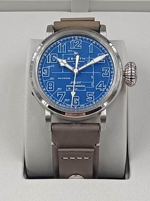 Zenith Orologi: ZENITH "PILOT TYPE 20 BLUEPRINT", LIMITED EDITION 250 – Nuovo (secondo la descrizione) da Luzern venduto da EdiGem