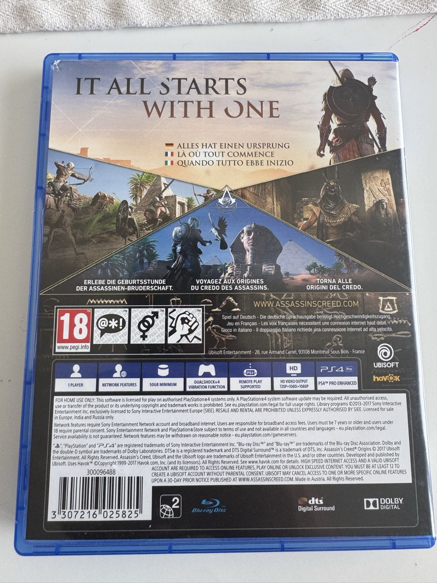 Sony Spiele:  Assassin's Creed Origins Ps4 – Neu (gemäss Beschreibung) aus Boniswil von Lisu97p 1