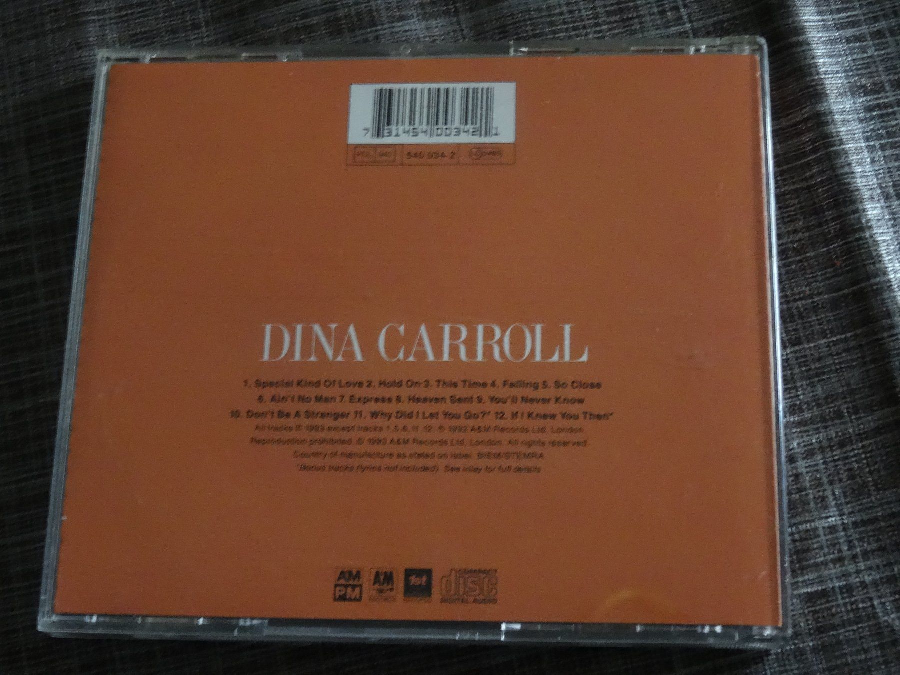 CD: Dina Carroll - So Close (CD) – Usato da Olten venduto da Disc-Ausverkauf 1