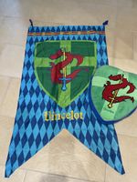 Ritter Vincelot Schildkissen und Wappen Fahne