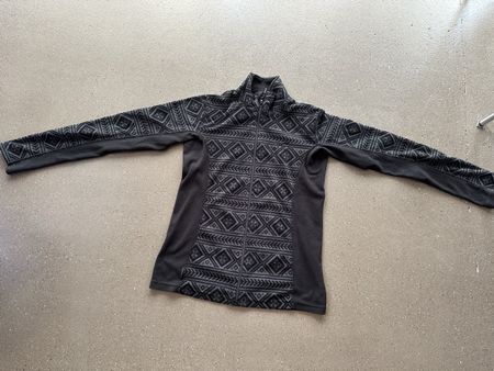 Fleece Pullover Kari Traa Damen Grösse M mit Muster