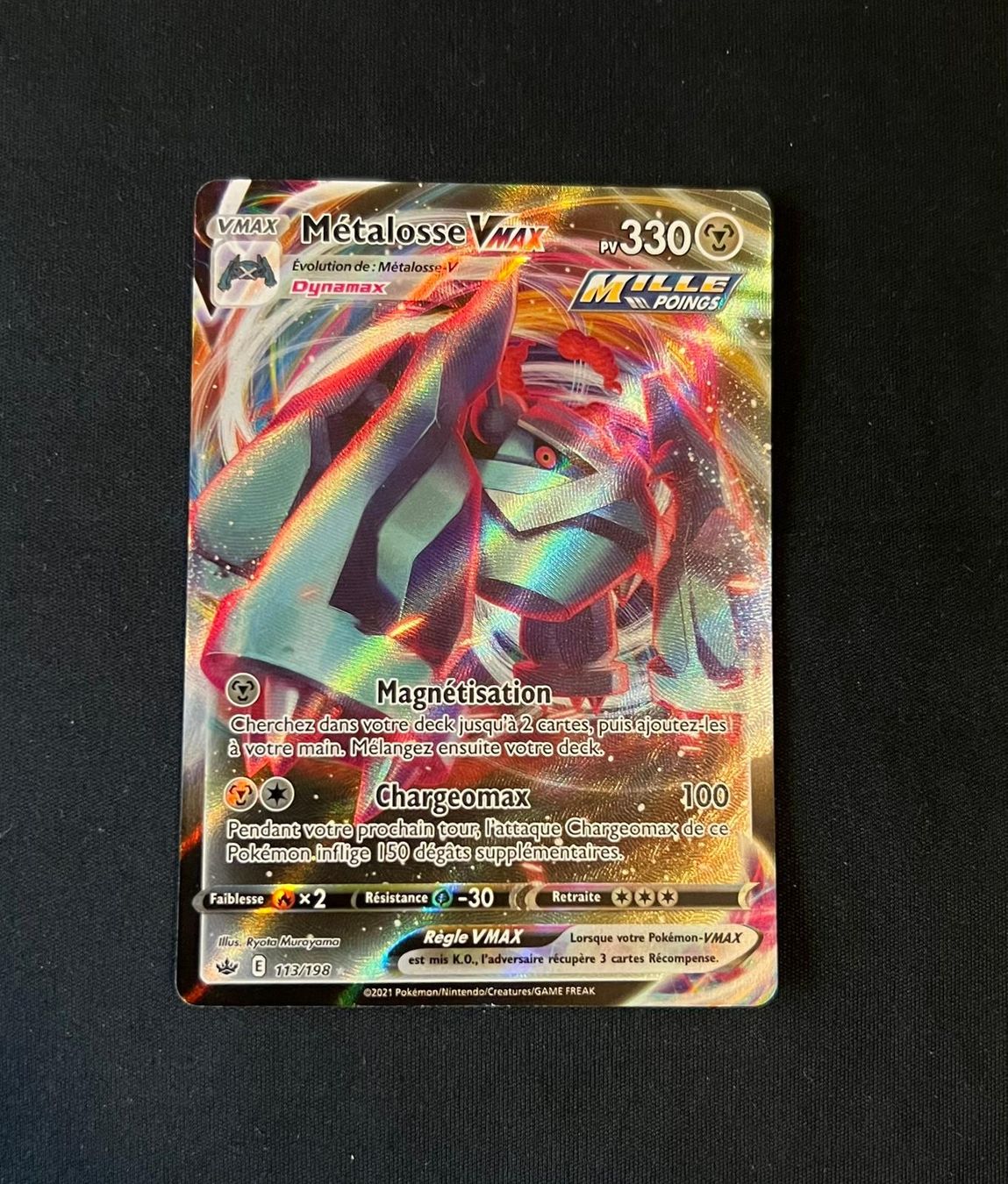 Pokémon Carte collezionabili: Métalosse Vmax FRançais 113/198 – Nuovo (secondo la descrizione) da Genève venduto da Jojo_pokemon