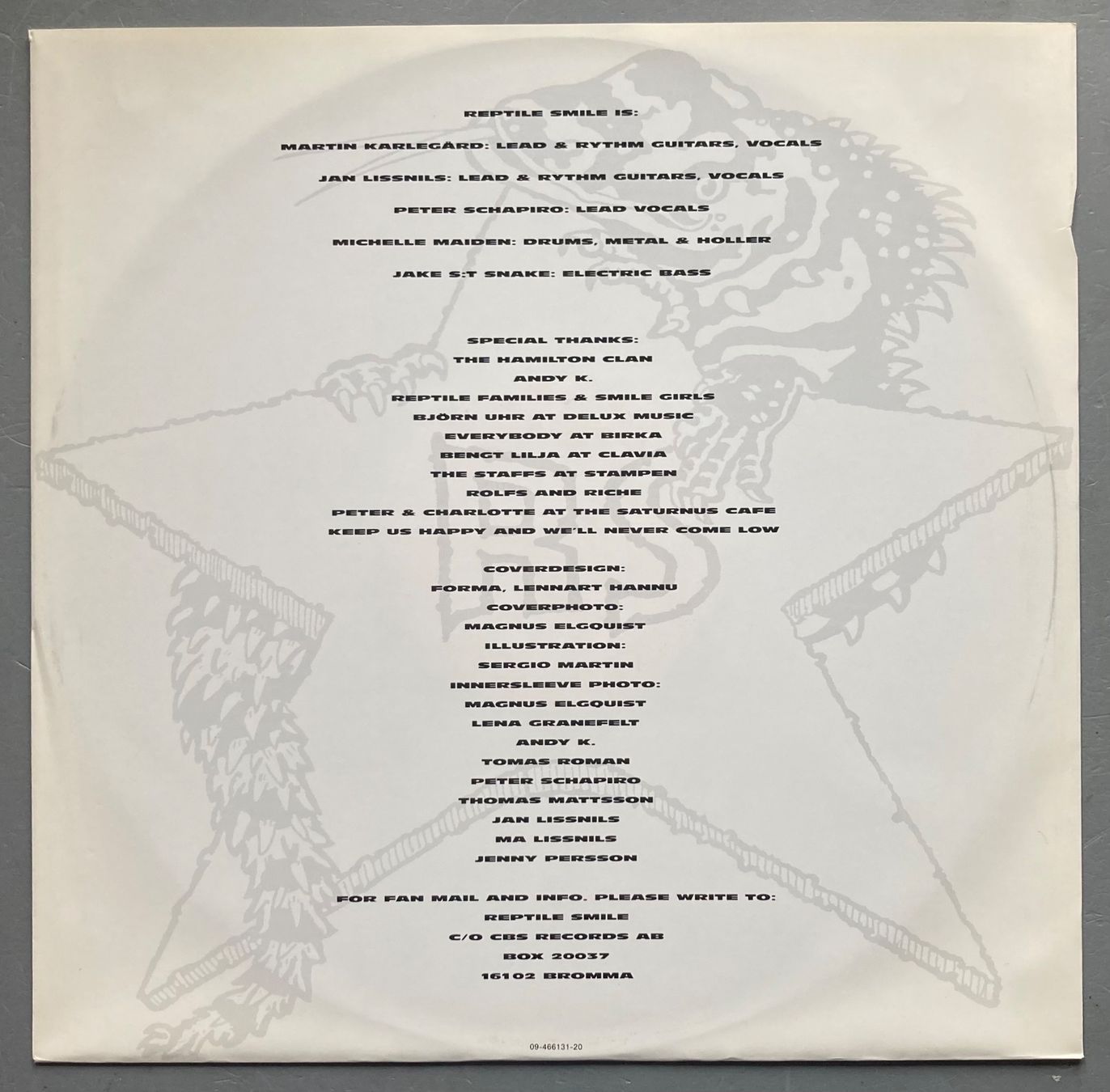 Vinyles: REPTILE SMILE - AUTOMATIC COOL – D'occasion à Poliez-Pittet par Newtown-Records 2