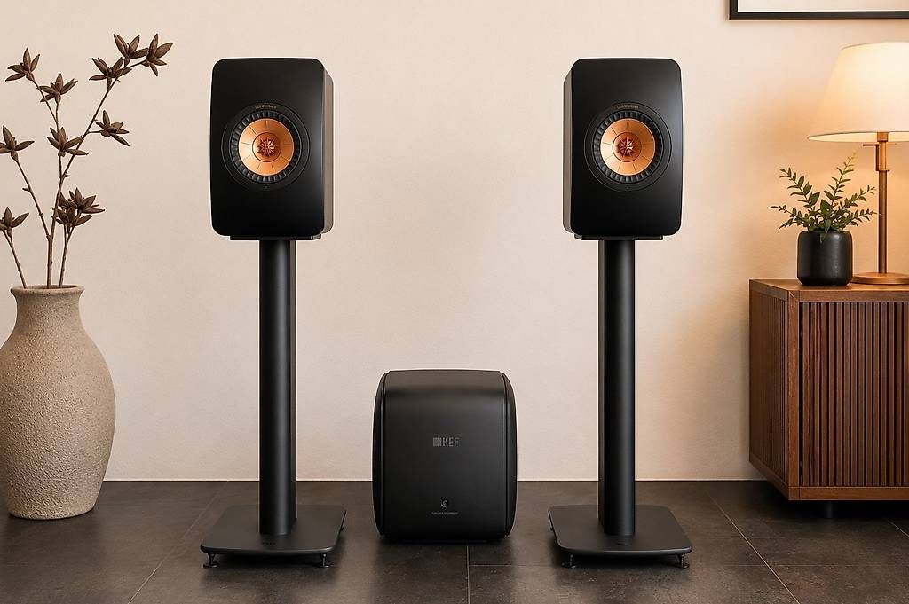 Kef Casse acustiche: Kef LS 50 wireless II mit Kef KC62 – Usato da Rubigen venduto da dreamgirl