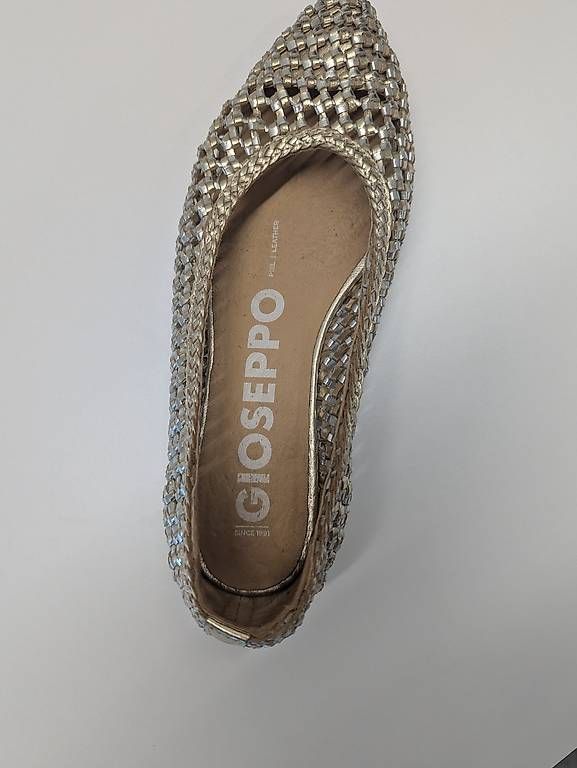 Chaussures femmes: Gioseppo metallic leather flats – D'occasion à Zürich par ale_ht7x 3