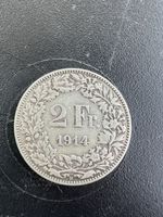 Münze 2 Franken 1914 Helvetia Silber 