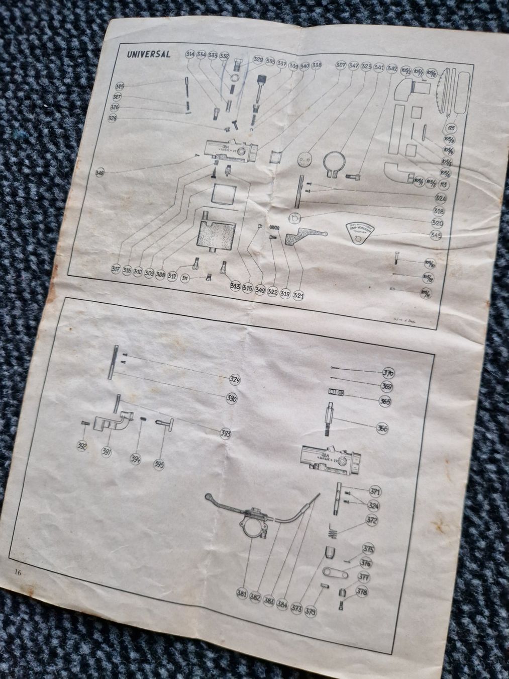 Aebi Trattori: Original Anleitung / ET-Liste Universal Motor D2 Motormäher – Usato da Dürnten venduto da Bachtel84 6