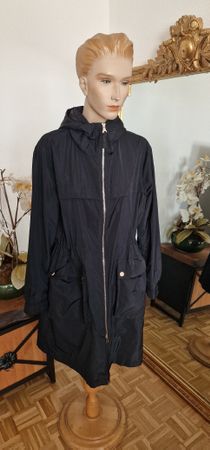 C&A, Damen Jacke, Regenjacke, mit Kapuze, Schwarz, Top 