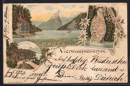 Litho Vierwaldstättersee, Tellskapelle,