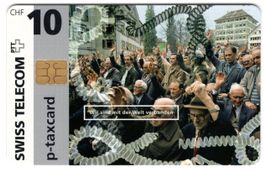 TELECOM Direktion St. Gallen - seltene Chip Geschenk Taxcard