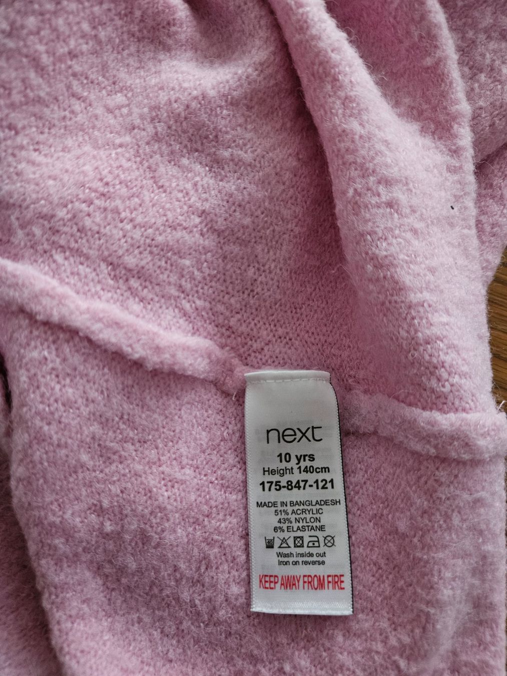 Next Pullover & Sweatshirts: Next kuscheliger Longpullover rosa Gr. 140 – Gebraucht aus Engelburg von ynnoc19 2