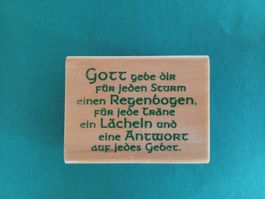 Stempel mit Irischem Segen