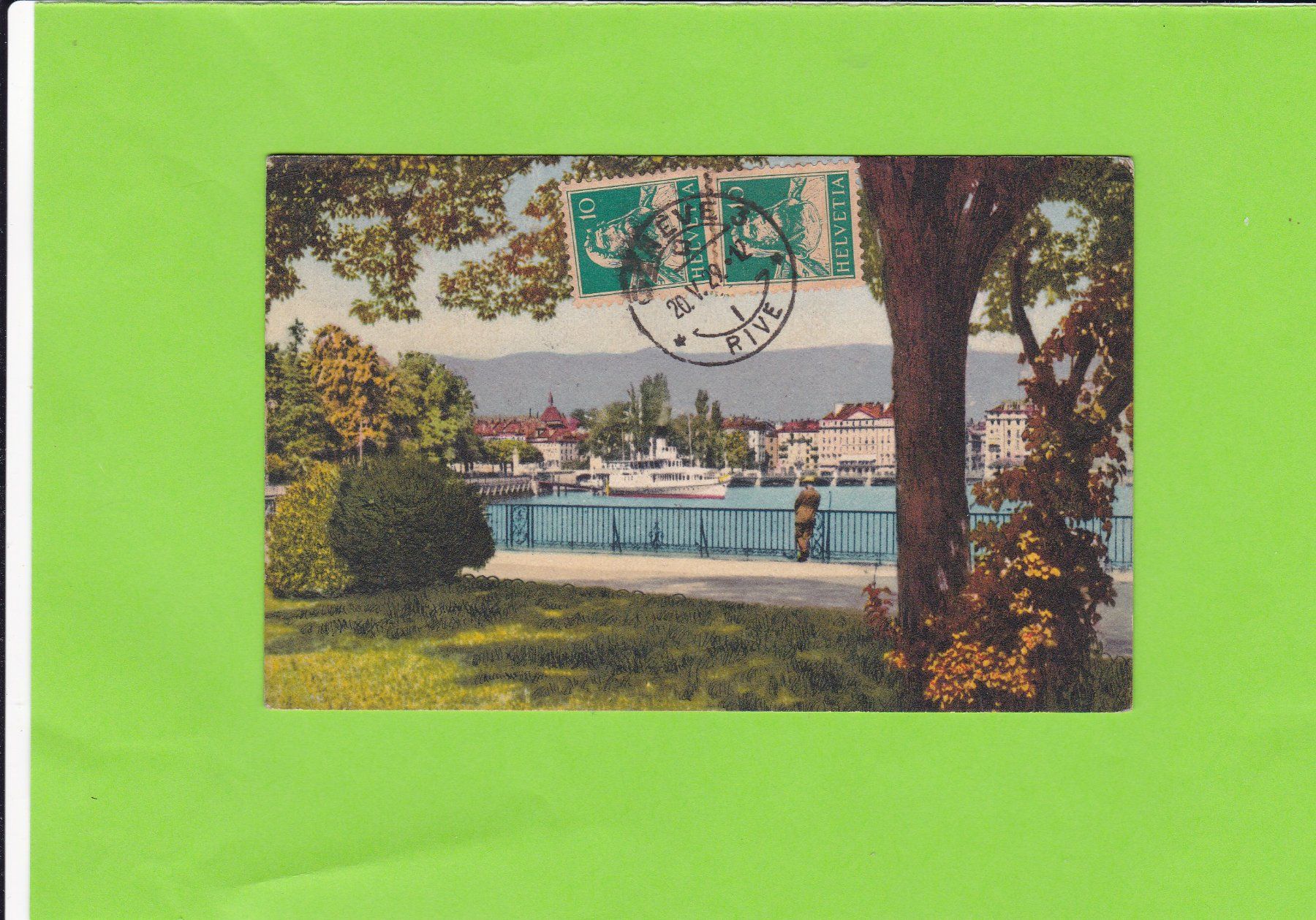 Cartoline postali: Genève-Le Jardin Anglais – Usato da St. Peterzell venduto da neckertal