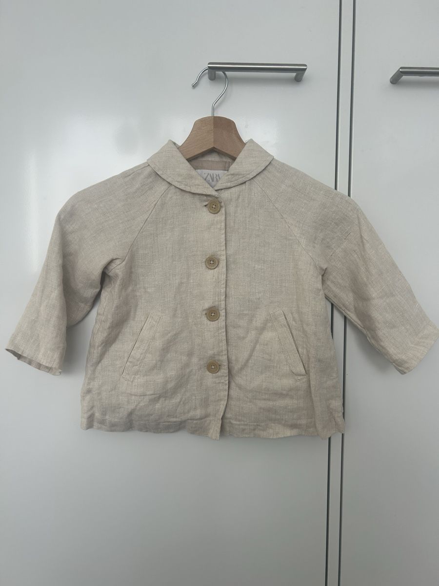 Zara Vestes: Leinen Musselin Jacke Gr.92 – Neuf (Voir description) à Fidaz par son_jm5j