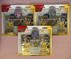 3x Pokemon 30th Anniversary — 2-Pack Blister EN OVP