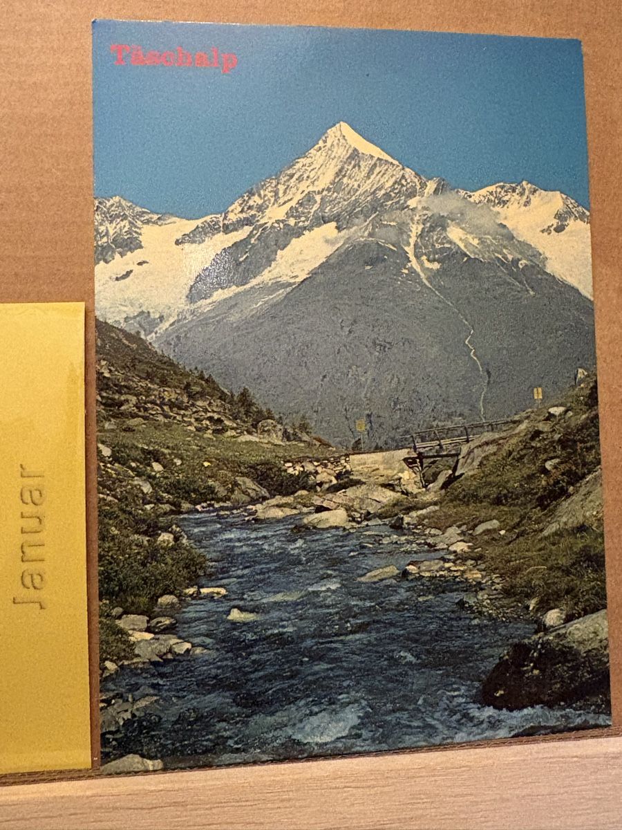 Cartoline postali: AK von Täschalp / Weisshorn – Usato da Rümlang venduto da Kartenpost1