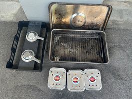 Räucherofen / Rauchbox mit 3 Holzchips und Brenner