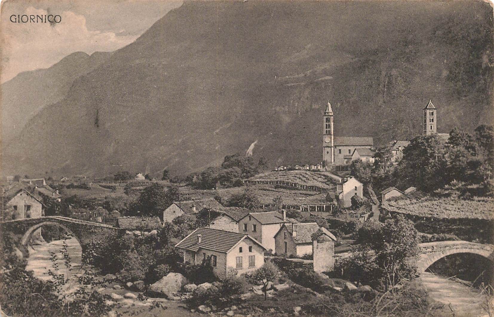 Cartoline postali: Giornico TI Leventina – Usato da Biasca venduto da Blenio71