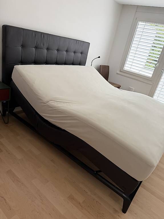 Letti: Luxus Auping Boxspringbett Criade mit 2 Motoren Leder – Usato da Zug venduto da mel_kyra 2