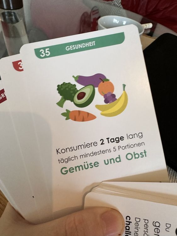 Challenge akzeptiert spiel Game Karten der instagram Hype Kaufen auf Ricardo