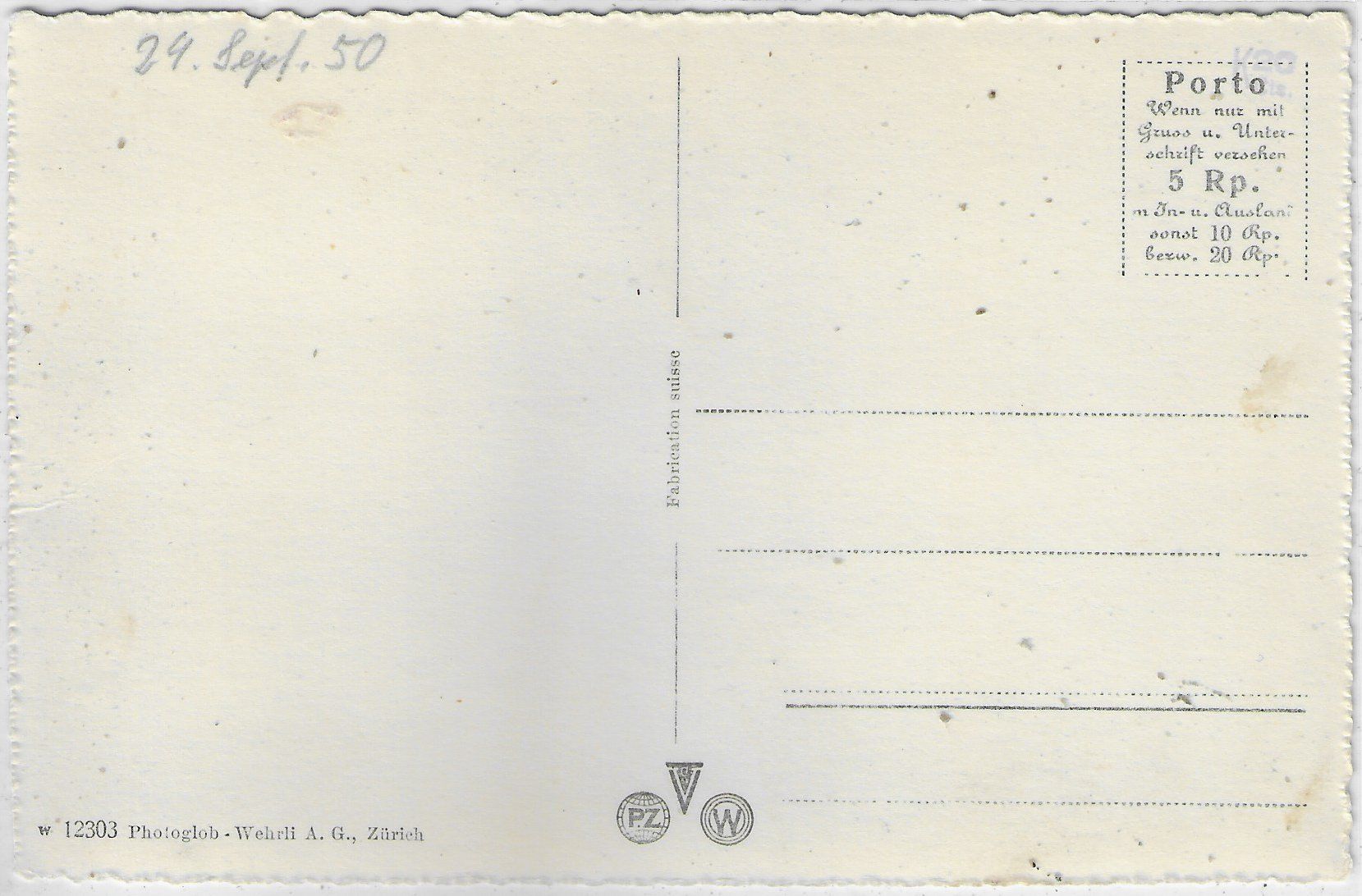 Cartoline postali: Huttwil - Generalansicht – Usato da Ettingen venduto da Kartenplanet 1