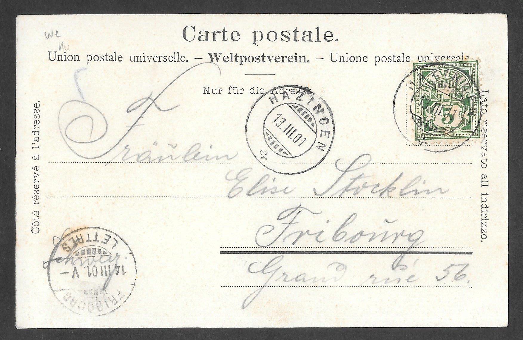 Cartoline postali: Luchsingen - Hätzingen Generalansicht – Usato da Olten venduto da clotaldi 1