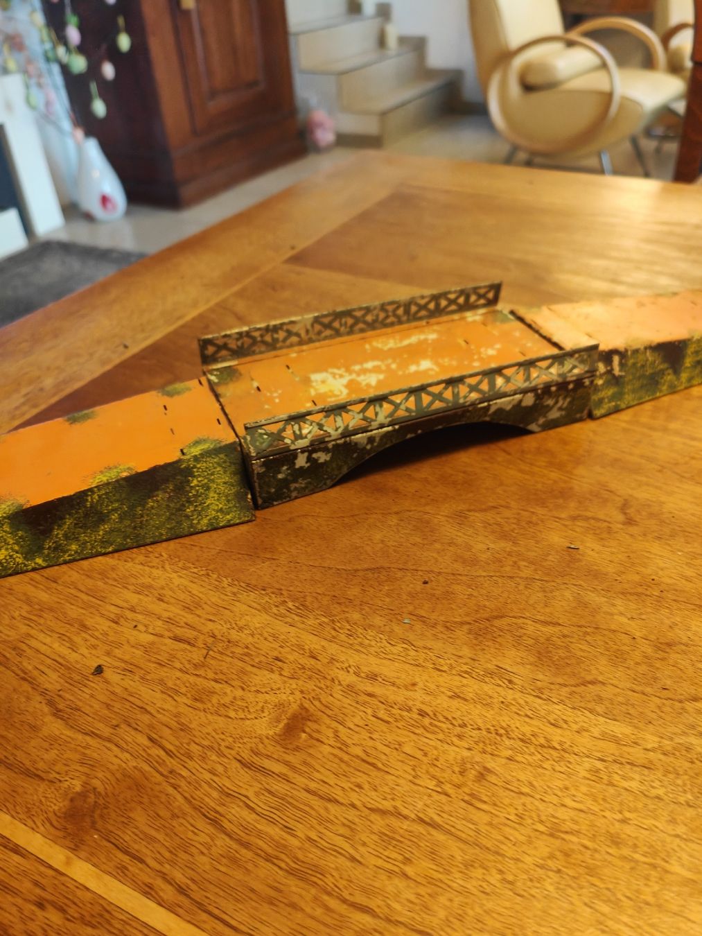 Märklin Modellini di ferrovie: Vintage Eisenbahnbrücke Märklin, Blech, bespielt, – Usato da Flumenthal venduto da mar_wyw8 1