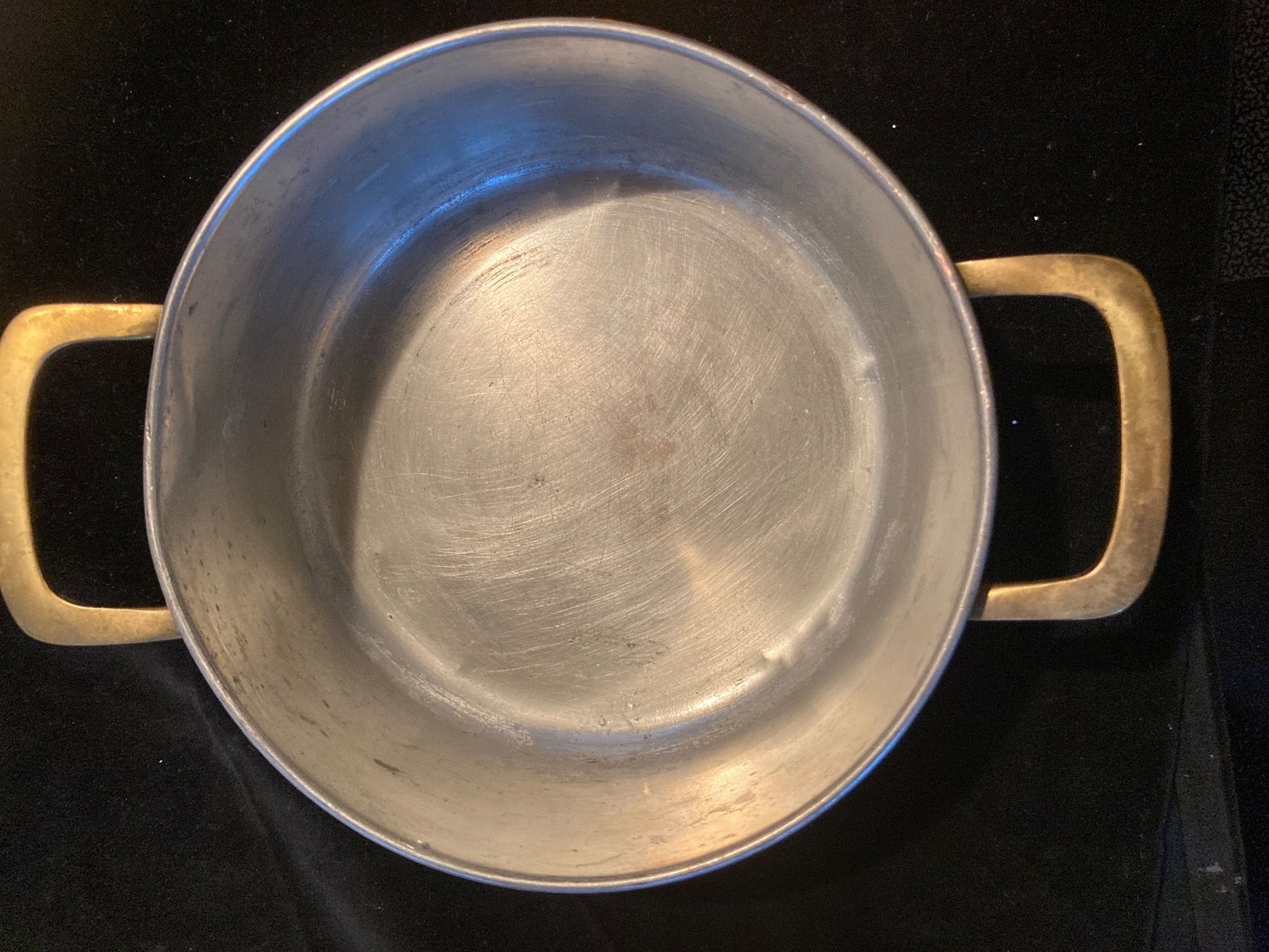 Padelle: Runde Kupfer-Pfanne mit Deckel – Usato da Zürich venduto da Chaeffeler 4