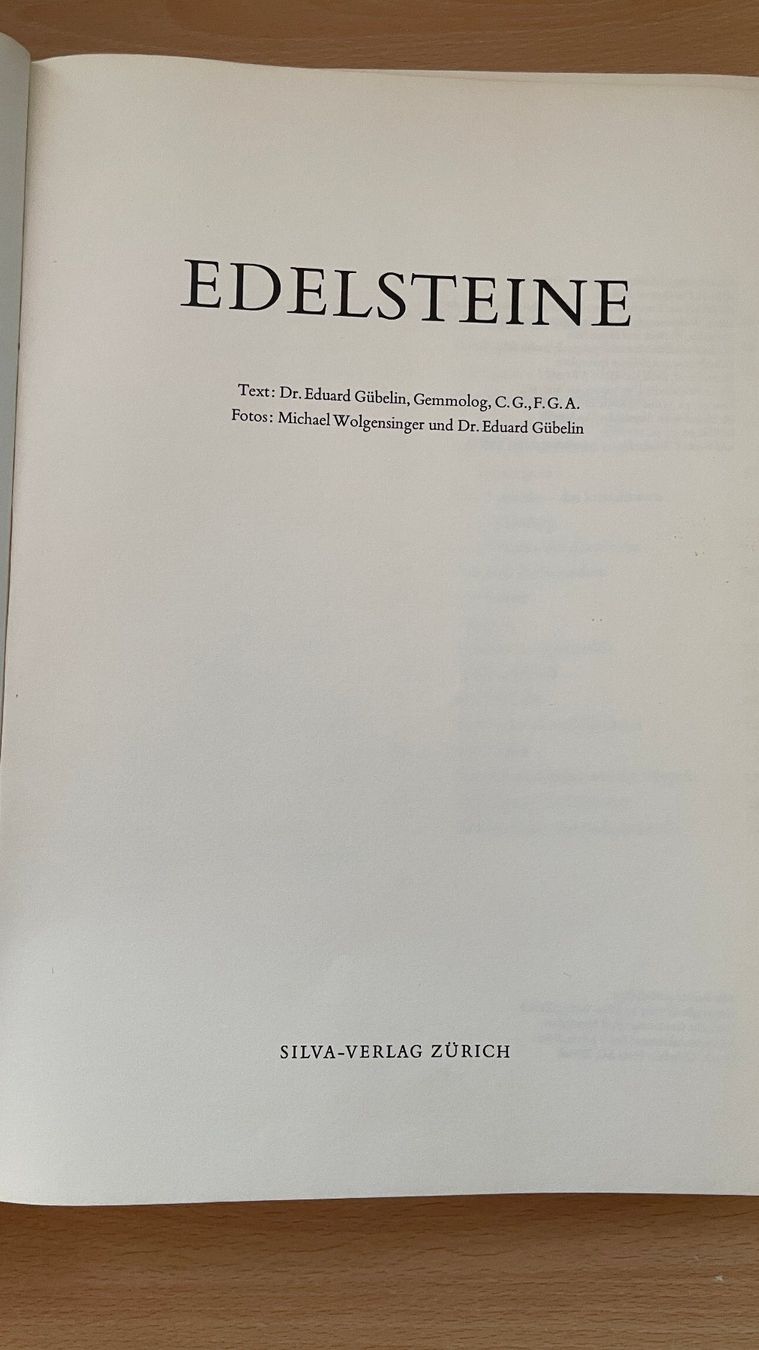 Bücher: EDELSTEINE - Silva Verlag – Gebraucht aus Glattfelden von cybermaxx 4