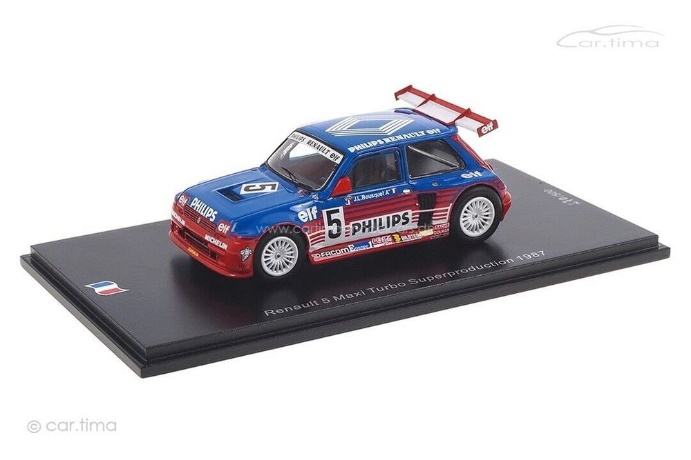RENAULT 5 TURBO France Production 1985 Jean-Louis Bousquet Spark Sf173 1/43 EUR 80,00 - FR