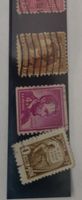 Lot timbres anciens utilisés