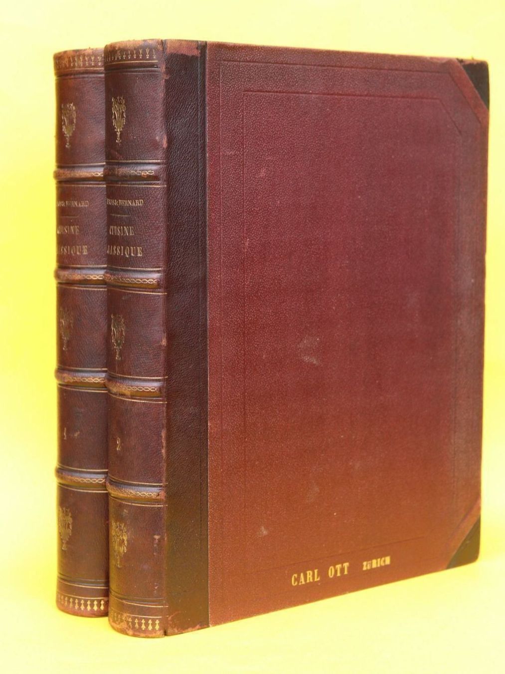 Livres: KOCHBUCH,LA CUISINE CLASSIQUE 2 Bd.,1888 – D'occasion à Guensberg par Herzaktion
