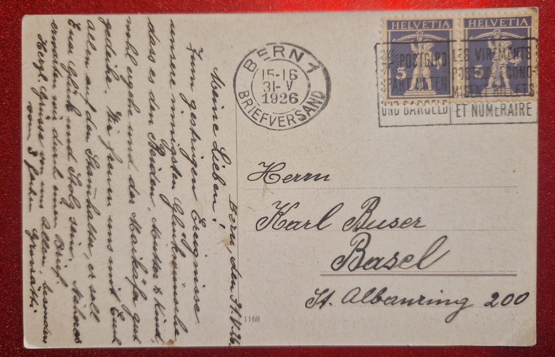 Cartoline postali: Alphütte bei Wengen, 1926 – Usato da Melchnau venduto da Arthurius 1
