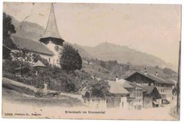 Erlenbach im Simmental, gelaufen 1907