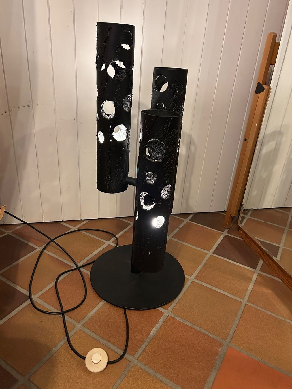 Lampen: Handgemachte Lampe aus Baustahl – Gebraucht aus Benglen von silversun79 4